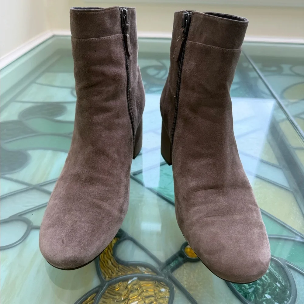 Cole Haan Arden Grand Bootie in Morel Suede Size 9.5B
